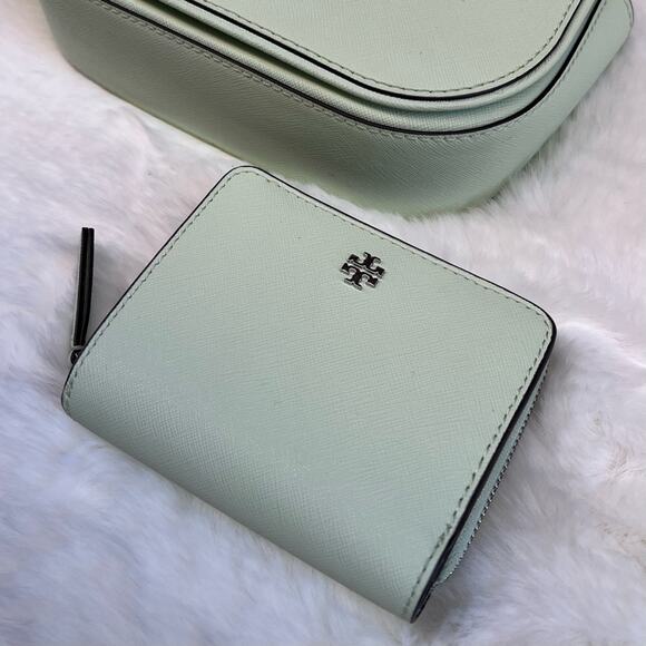 NEW Tory Burch Emerson Top Handle Saffiano Leather Crossbody Bag & Wallet Set - Picture 4 of 12